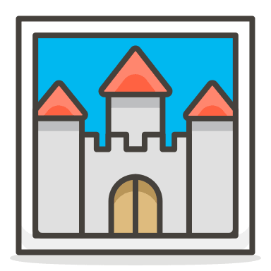 Castle Structure Free Open-Source SVG Icon (Streamline Emojis)