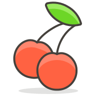 Cherries Fruit Free Open-Source SVG Icon