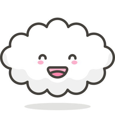 Cloud Emoji Free Open-Source SVG Icon (Streamline Emojis)