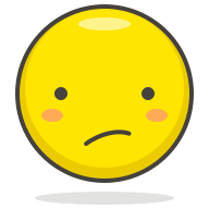 Confused Face Emoji Free Open-Source SVG Icon