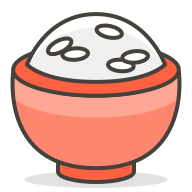 Cooked Rice Dish Free Open-Source SVG Icon