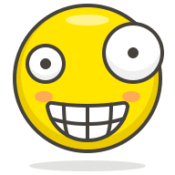 Crazy Face Emoji Free Open-Source SVG Icon