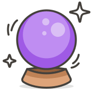 Crystal Ball (Streamline Emojis) Free Open-Source SVG Icon