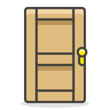 Door Symbol Free Open-Source SVG Icon (Streamline Emojis)