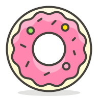 Doughnut Treat Free Open-Source SVG Icon