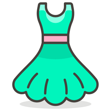 Dress (Streamline Emojis) Free Open-Source SVG Icon (Streamline Emojis)