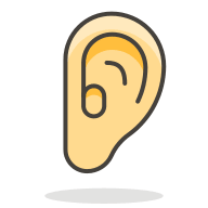 Ear Emoji Free Open-Source SVG Icon