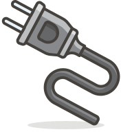 Electric Plug (Streamline Emojis) Free Open-Source SVG Icon