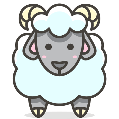 Ewe Emoji Free Open-Source SVG Icon (Streamline Emojis)