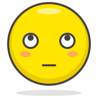 Rolling Eyes Emoji Free Open-Source SVG Icon