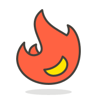 Fire Emoji Free Open-Source SVG Icon