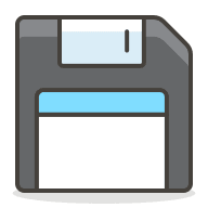 Floppy Disk Storage Device Free Open-Source SVG Icon