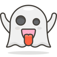 Ghost Emoji Free Open-Source SVG Icon