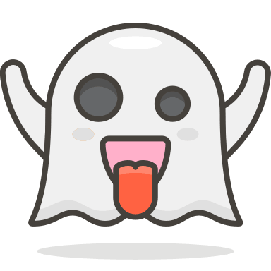 Ghost Emoji Free Open-Source SVG Icon (Streamline Emojis)