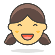 Girl Emoji 2 Free Open-Source SVG Icon