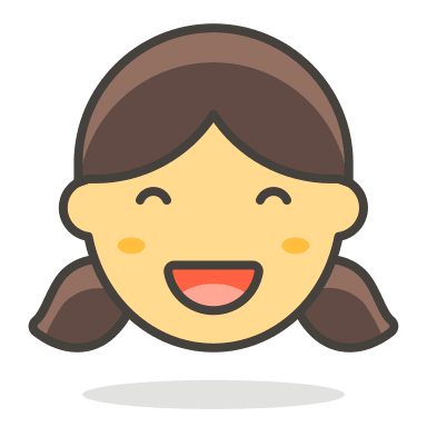 Girl Emoji 2 Free Open-Source SVG Icon (Streamline Emojis)