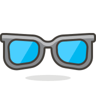 Glasses (Streamline Emojis) Free Open-Source SVG Icon