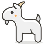 Goat Emoji Free Open-Source SVG Icon