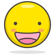 Grinning Face Emoji Free Open-Source SVG Icon