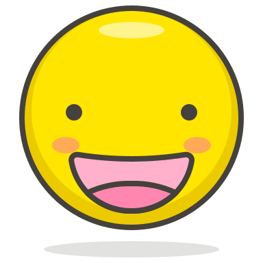 Grinning Face Emoji Free Open-Source SVG Icon (Streamline Emojis)