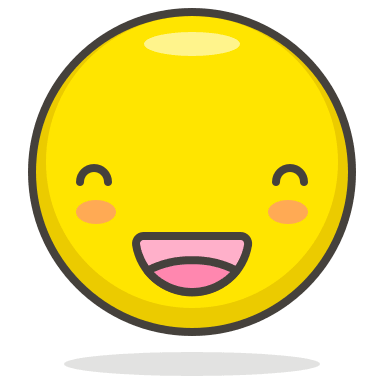 Grinning Face with Smiling Eyes Free Open-Source SVG Icon (Streamline Emojis)