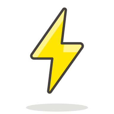 High Voltage Symbol Free Open-Source SVG Icon (Streamline Emojis)