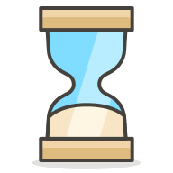 Completed Hourglass (Streamline Emojis) Free Open-Source SVG Icon