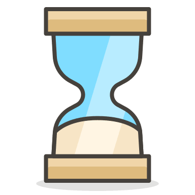 Completed Hourglass (Streamline Emojis) Free Open-Source SVG Icon (Streamline Emojis)