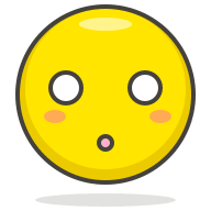 Hushed Face Emoji 2 Free Open-Source SVG Icon