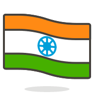 India Flag (Streamline Emojis) Free Open-Source SVG Icon