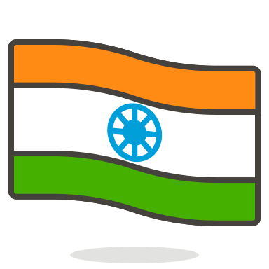 India Flag (Streamline Emojis) Free Open-Source SVG Icon (Streamline Emojis)