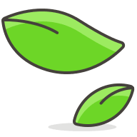 Fluttering Leaf in the Wind Free Open-Source SVG Icon