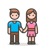 Couple Holding Hands (Streamline) Free Open-Source SVG Icon