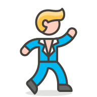 Dancing Man (Streamline Emojis) Free Open-Source SVG Icon