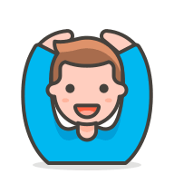 Man Gesturing Okay (Streamline Emojis) Free Open-Source SVG Icon