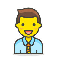 Office Worker Man (Streamline) Free Open-Source SVG Icon