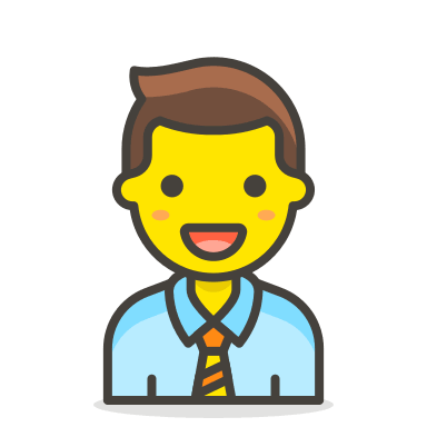 Office Worker Man (Streamline) Free Open-Source SVG Icon (Streamline Emojis)