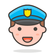 Police Officer Character Free Open-Source SVG Icon