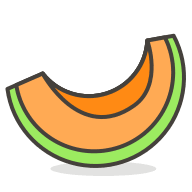 Melon Emoji Free Open-Source SVG Icon