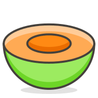 Melon Emoji Free Open-Source SVG Icon