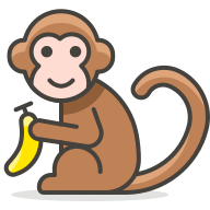 Monkey Emoji Free Open-Source SVG Icon