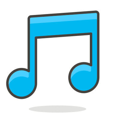 Musical Note Symbol Free Open-Source SVG Icon (Streamline Emojis)