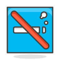 No Smoking Sign Free Open-Source SVG Icon