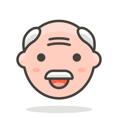 Old Man Emoji 2 (Streamline) Free Open-Source SVG Icon (Streamline Emojis)