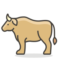 Ox Emoji Free Open-Source SVG Icon