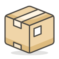 Package Emoji Free Open-Source SVG Icon