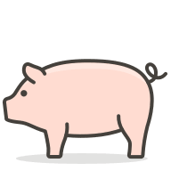 Pig Emoji Free Open-Source SVG Icon