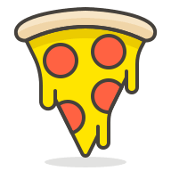 Pizza Slice (Streamline Emojis) Free Open-Source SVG Icon