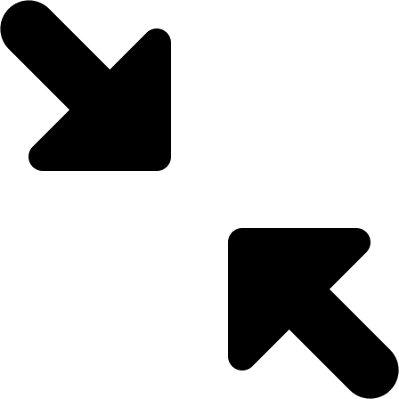 Diagonal Shrink Arrow (Solid) Free Open-Source SVG Icon (Streamline)