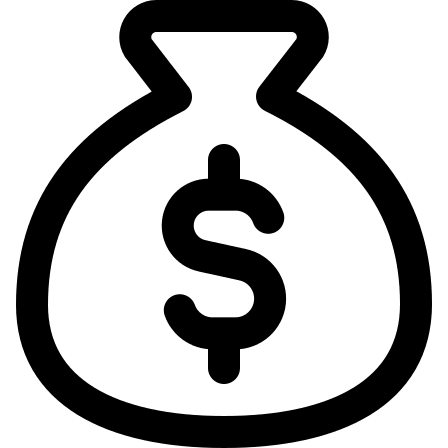 Dollar Bag Free Open-Source SVG Icon (Streamline)